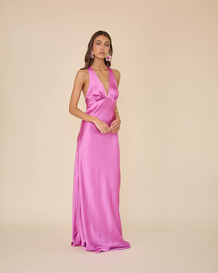 Vestido Amparo Rosado