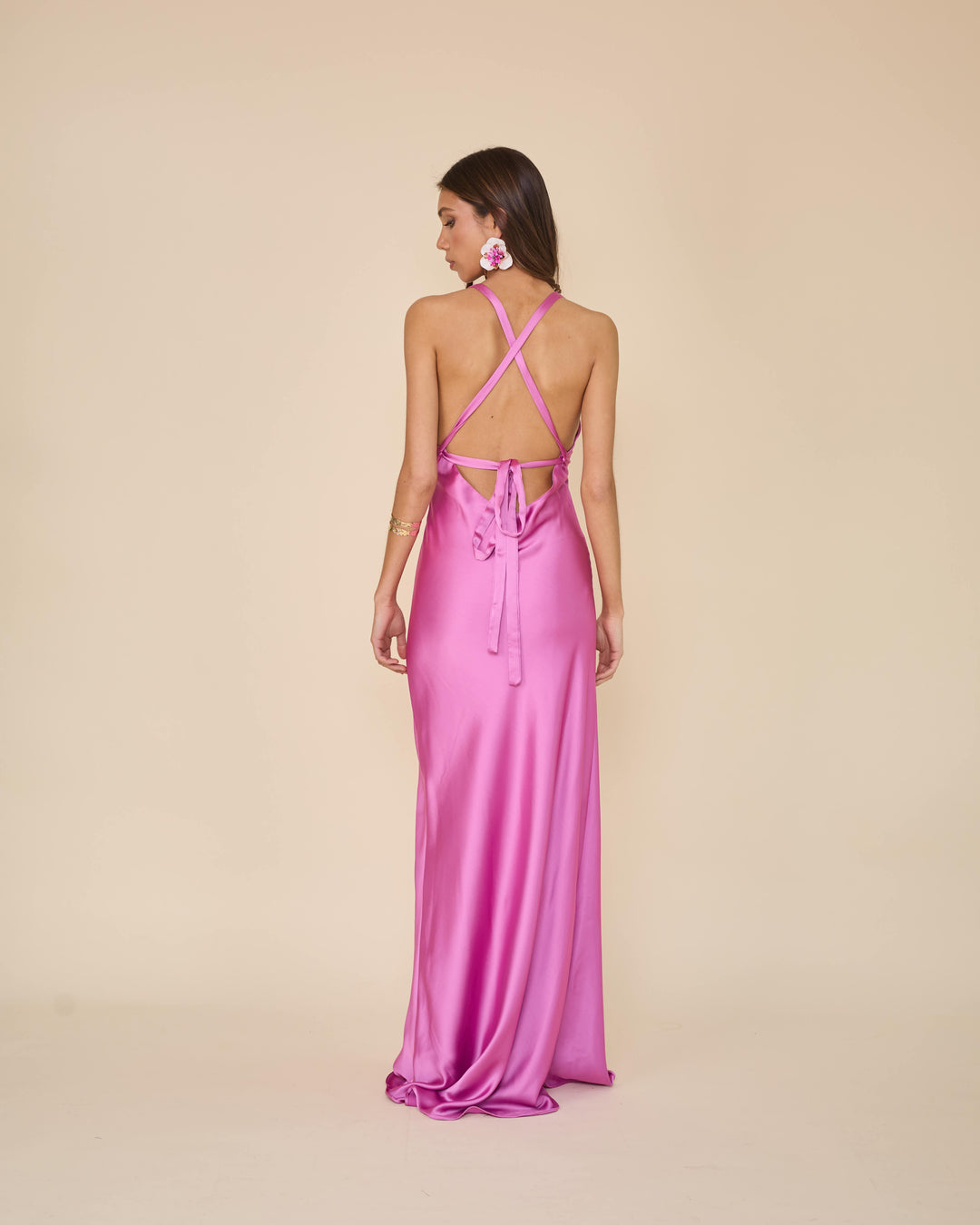 Vestido Amparo Rosado