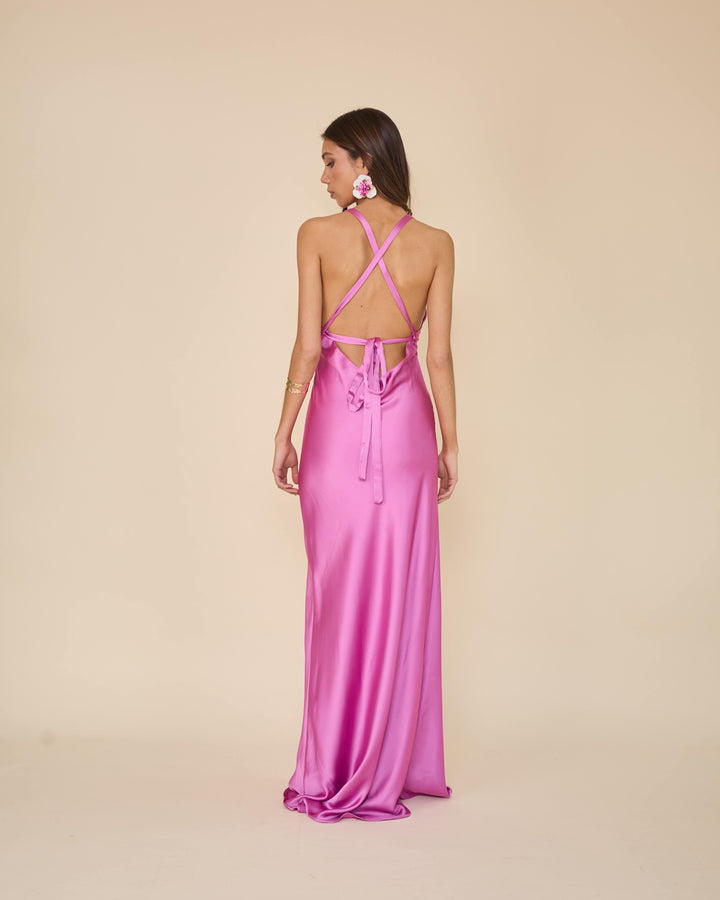 Vestido Amparo Rosado