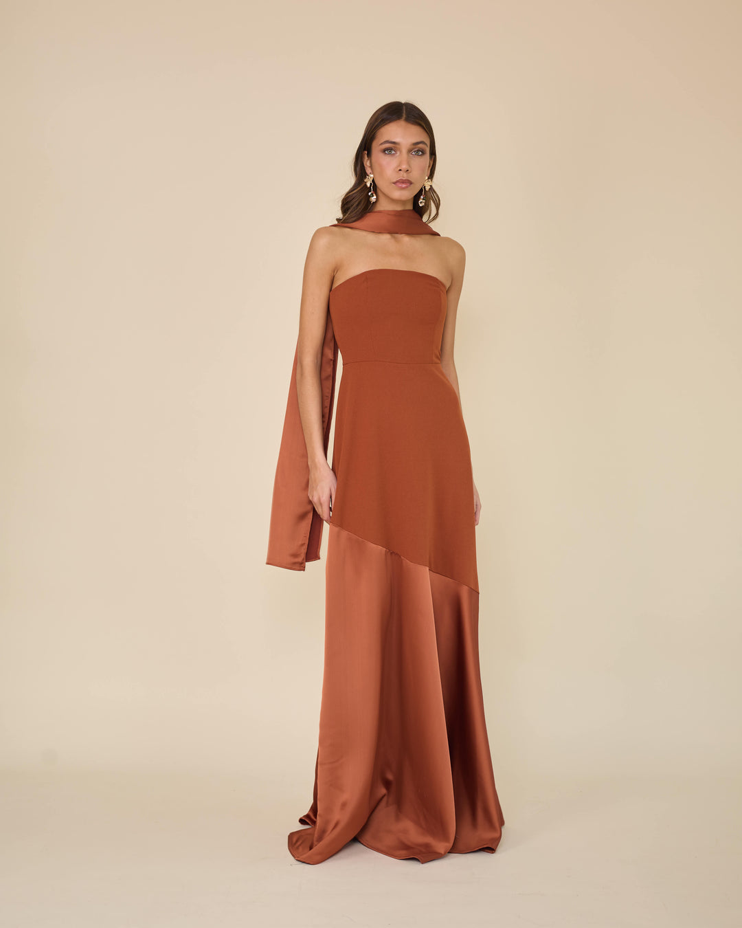 Vestido Ágata Terracota