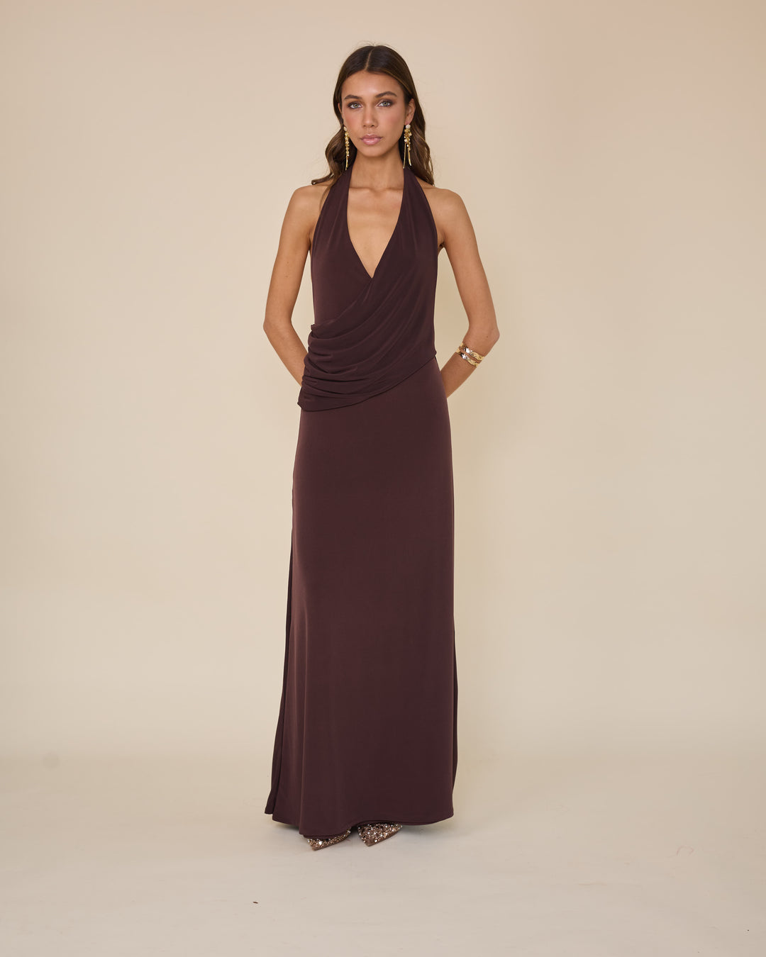 Vestido Julieta Cafe