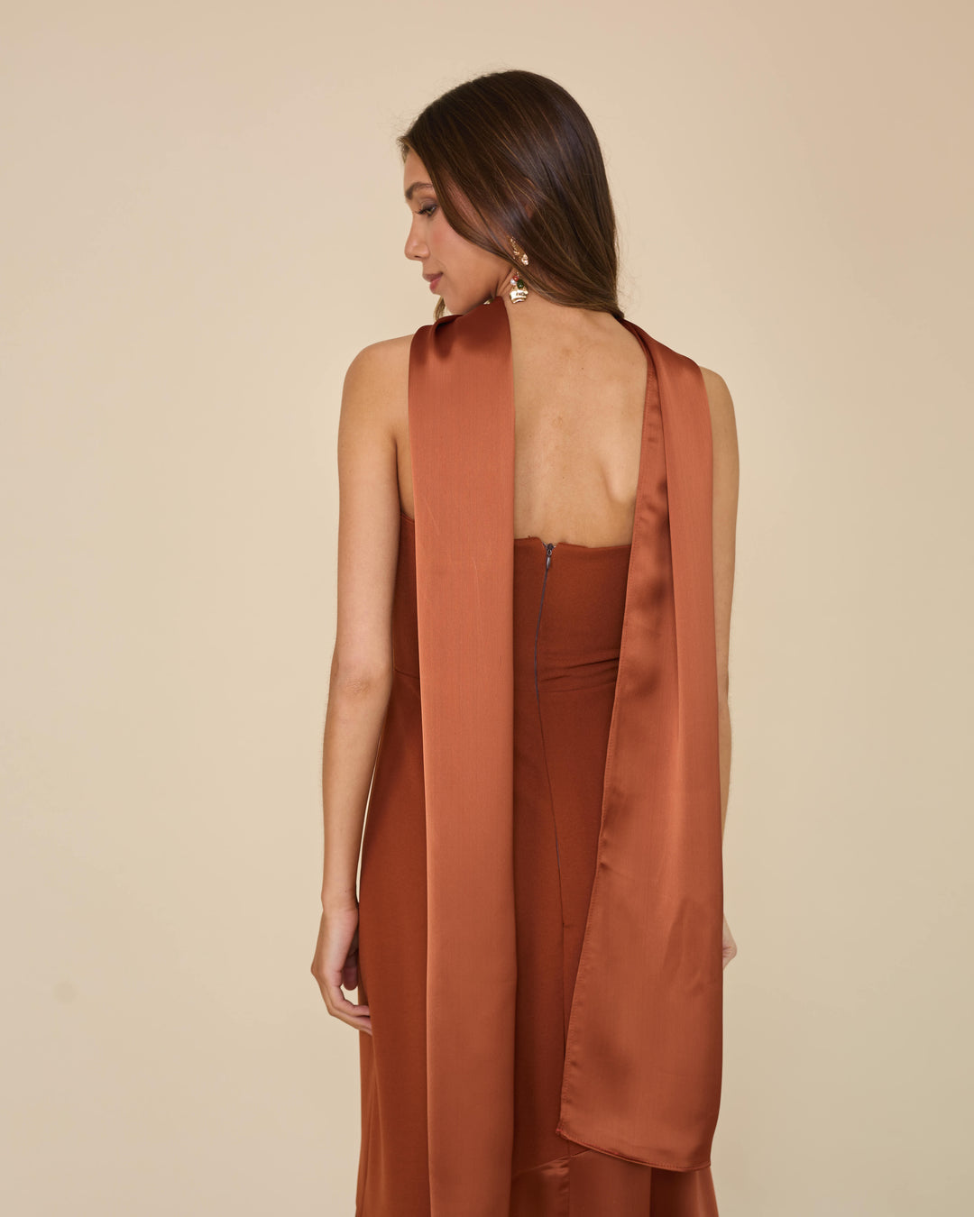 Vestido Ágata Terracota