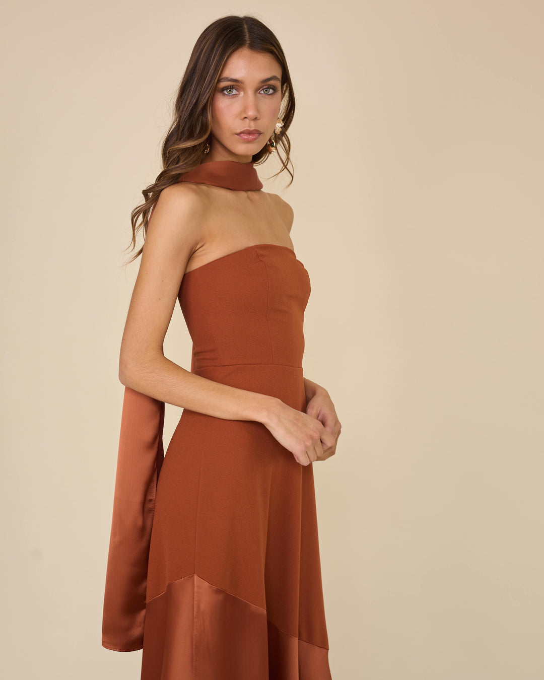 Vestido Ágata Terracota