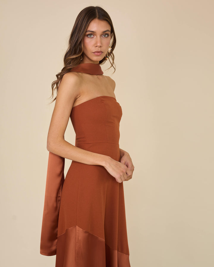 Vestido Ágata Terracota
