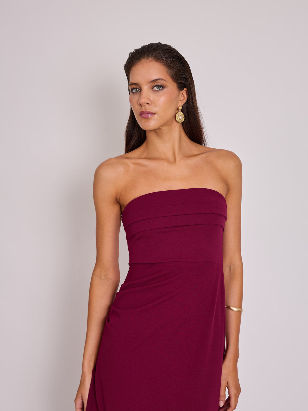 Vestido Lucia Burdeo