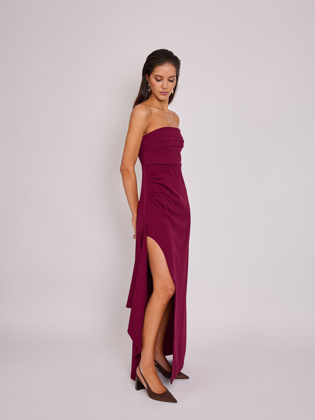 Vestido Lucia Burdeo
