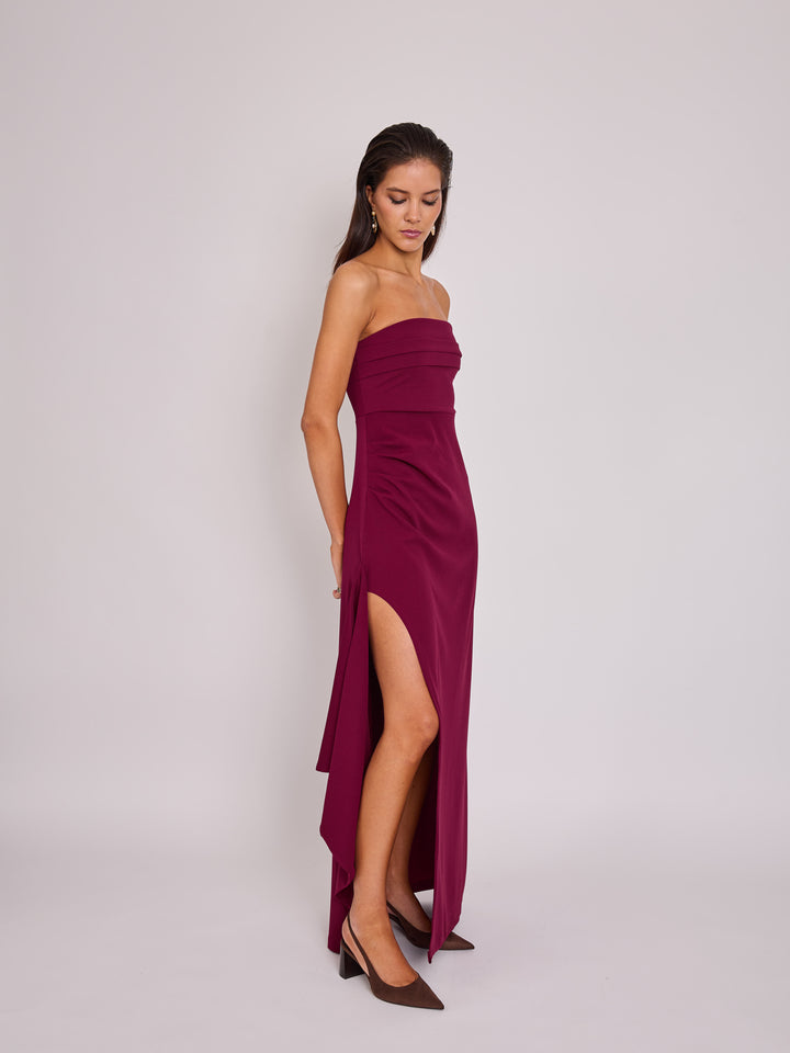 Vestido Lucia Burdeo