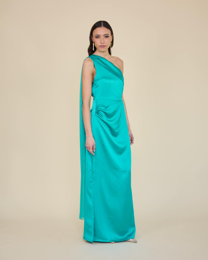 Vestido Mairena Turquesa