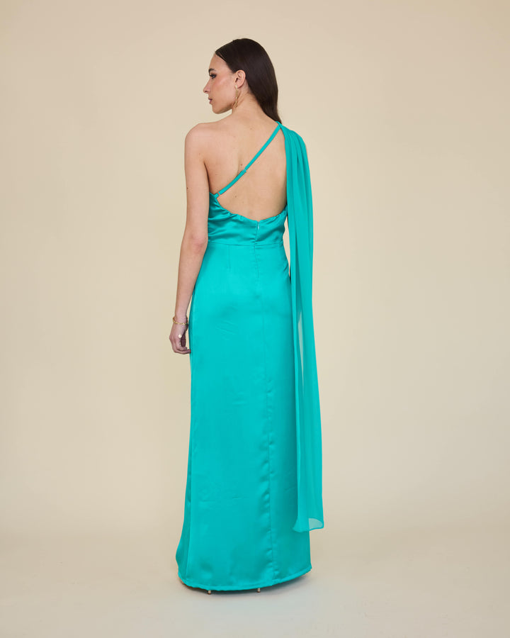 Vestido Mairena Turquesa