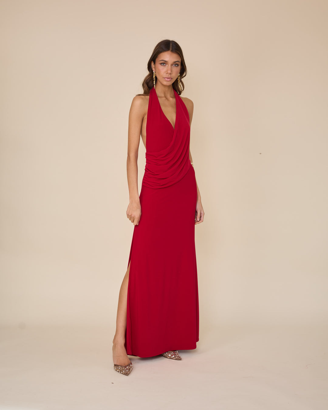 Vestido Julieta Rojo Italiano