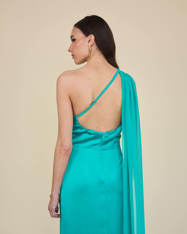 Vestido Mairena Turquesa