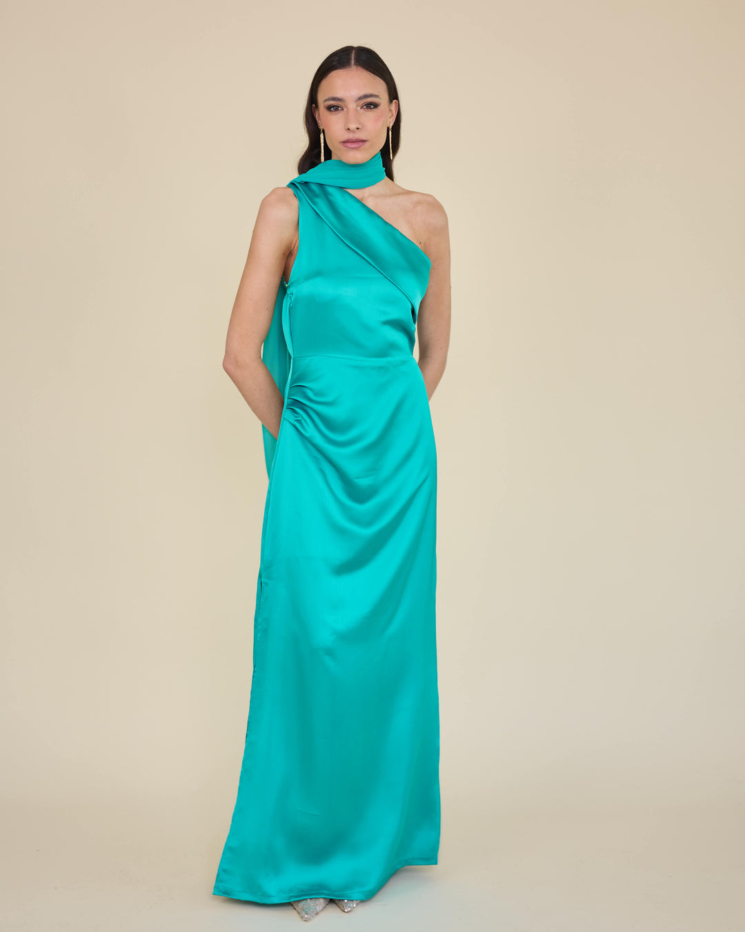 Vestido Mairena Turquesa