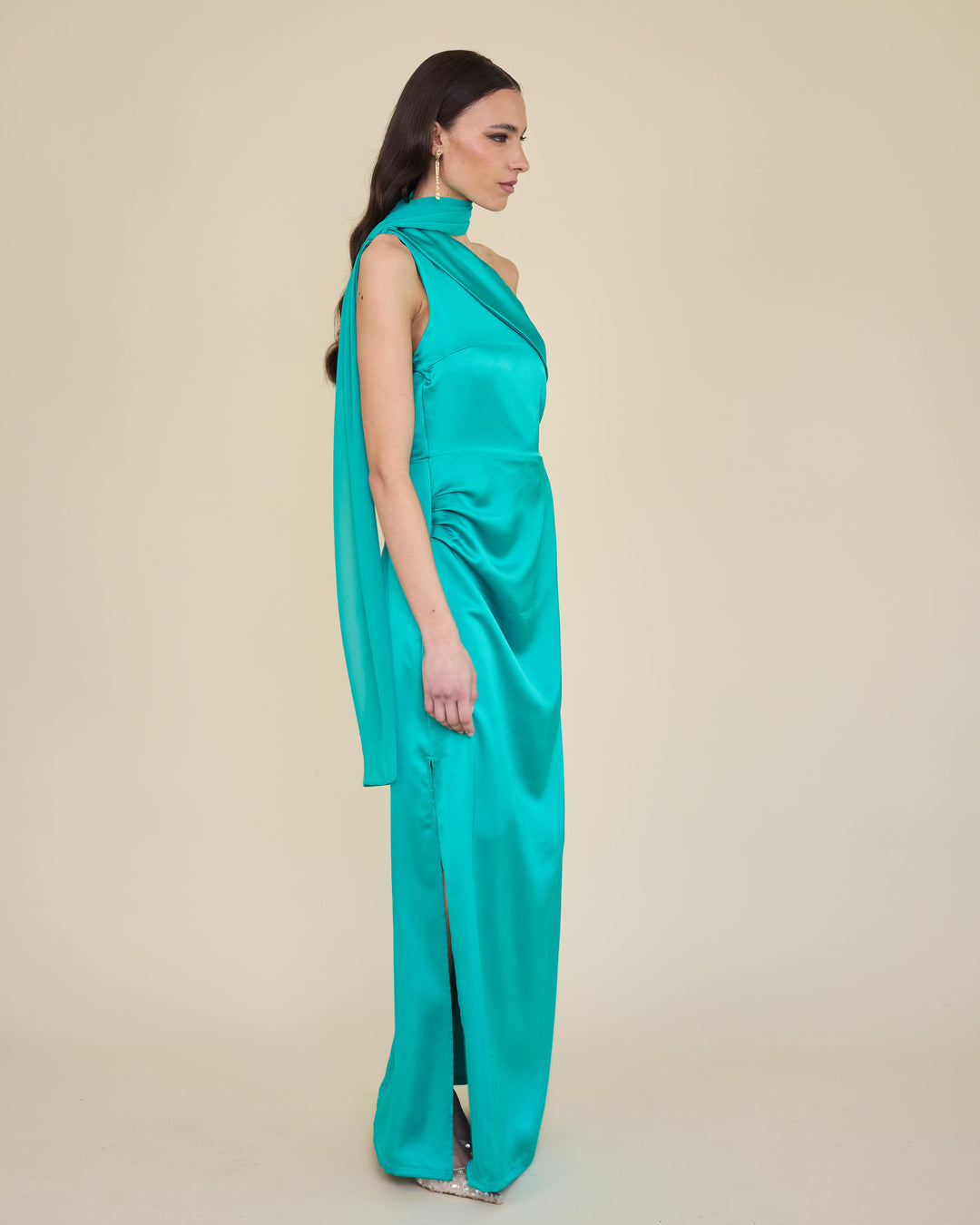 Vestido Mairena Turquesa