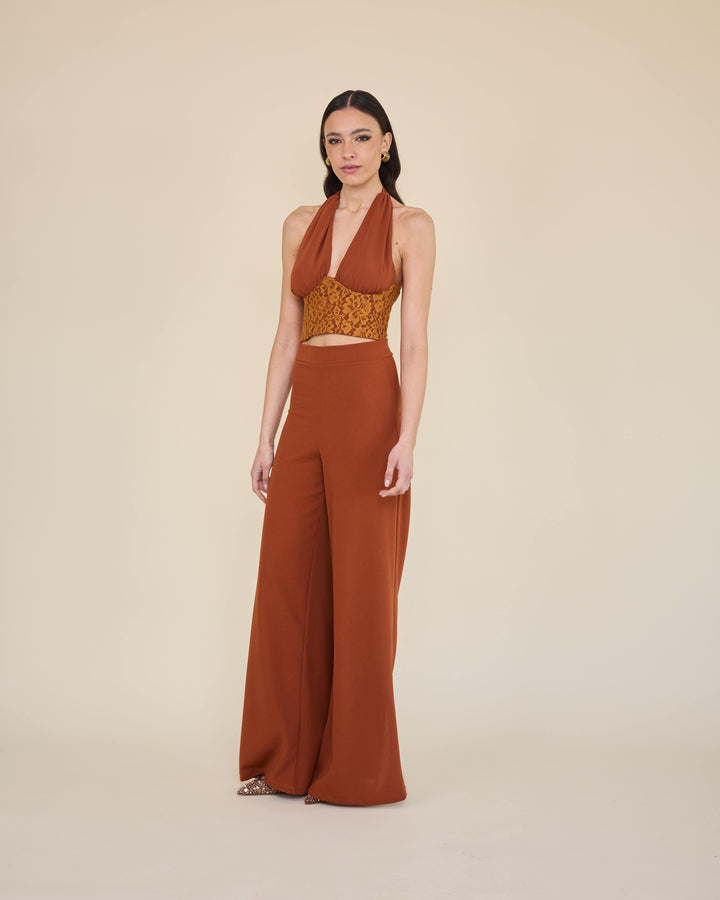 Pantalon Amalia Terracota