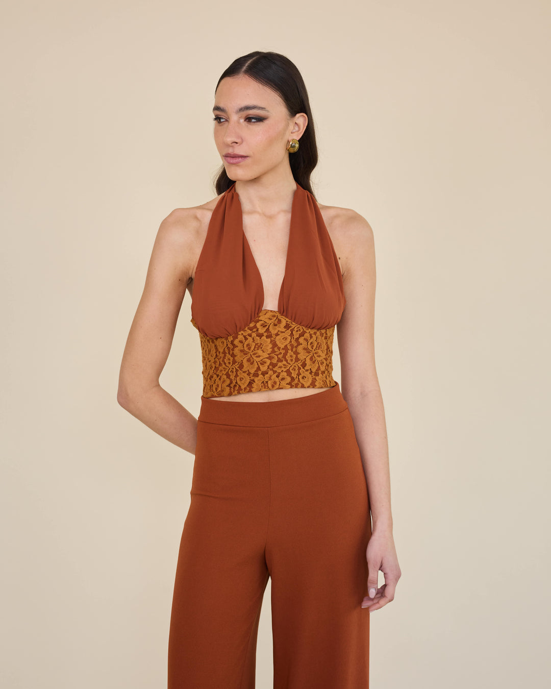 Pantalon Amalia Terracota