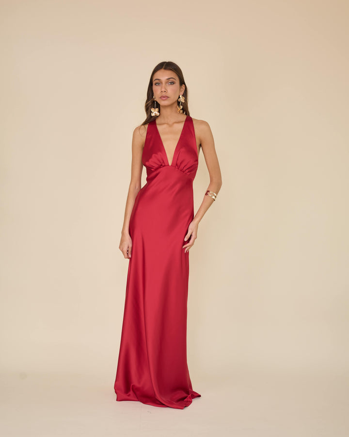 Vestido Amparo rojo