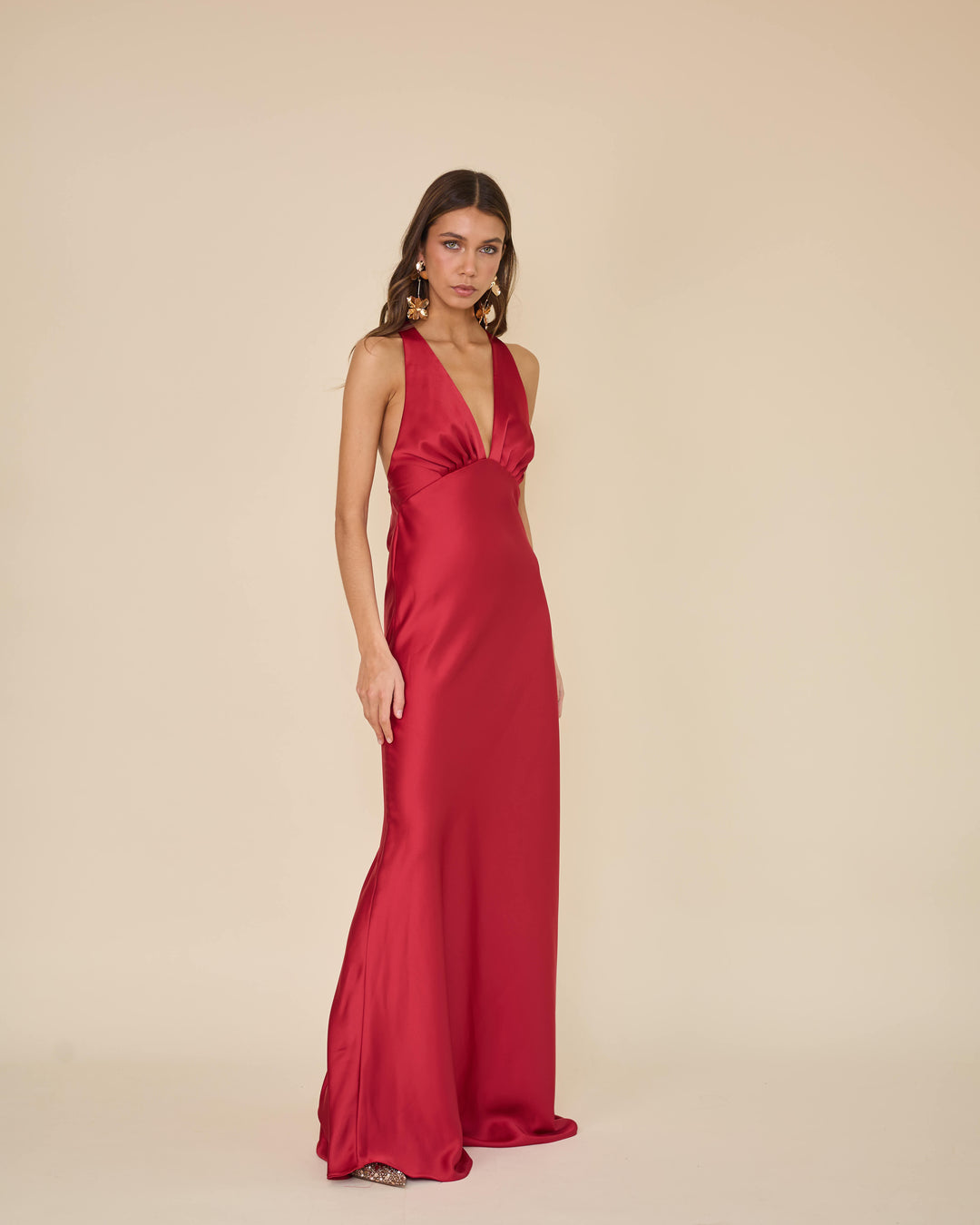 Vestido Amparo rojo