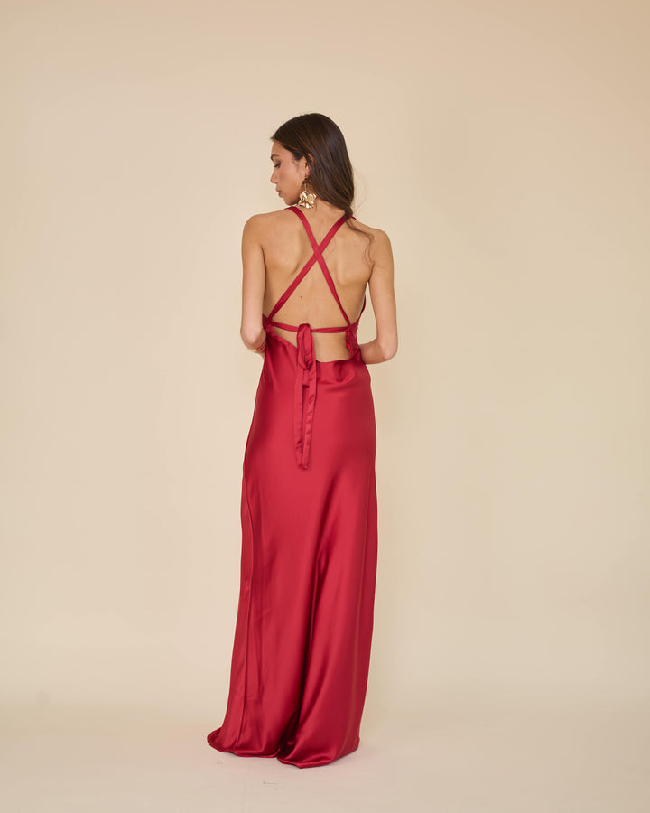 Vestido Amparo rojo