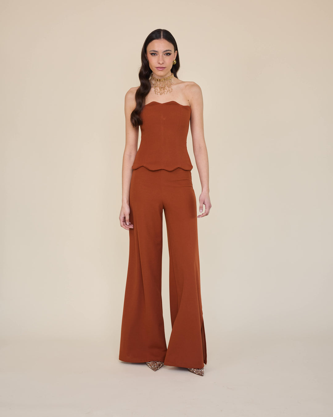 Pantalon Amalia Terracota