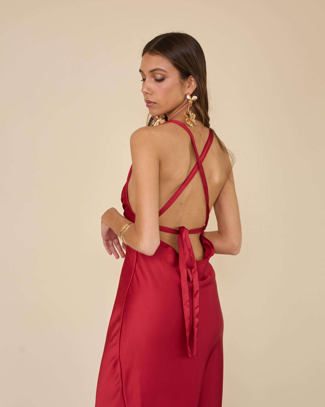 Vestido Amparo rojo