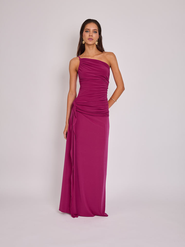 Vestido Amelie Magenta Fuerte
