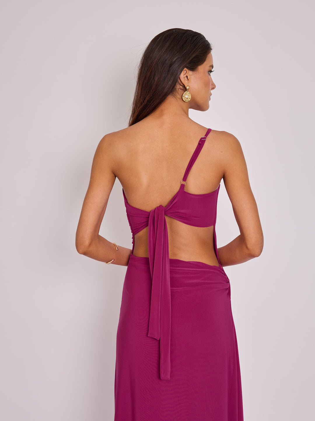 Vestido Amelie Magenta Fuerte