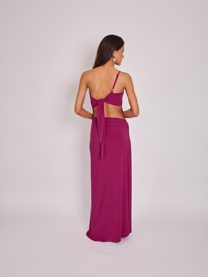 Vestido Amelie Magenta Fuerte