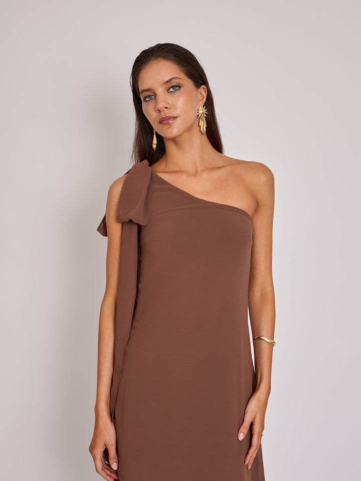 Vestido Josefina Cafe