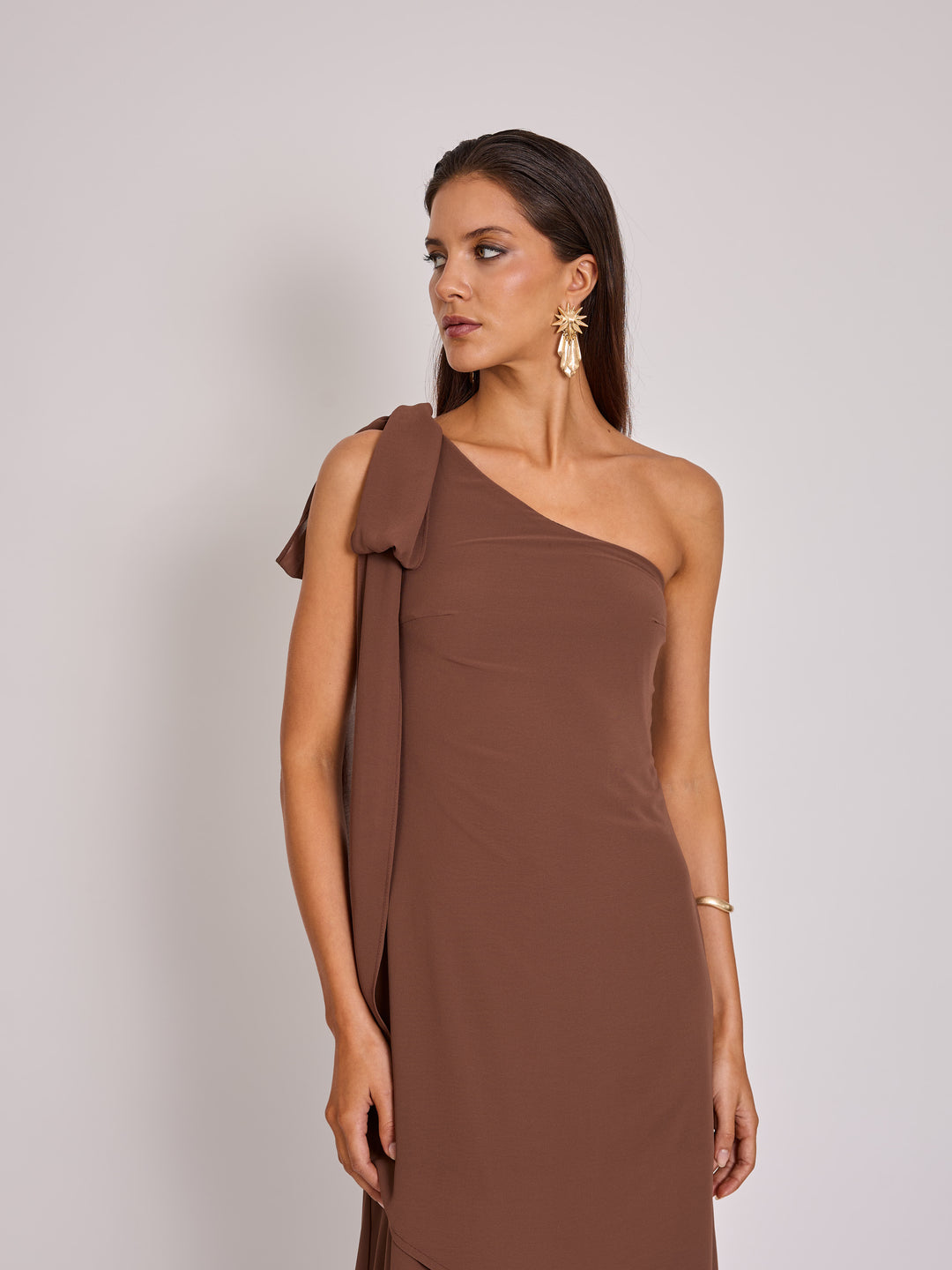 Vestido Josefina Cafe