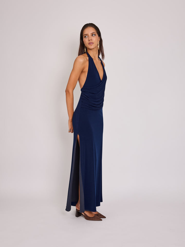 Vestido Julieta Azul Marino