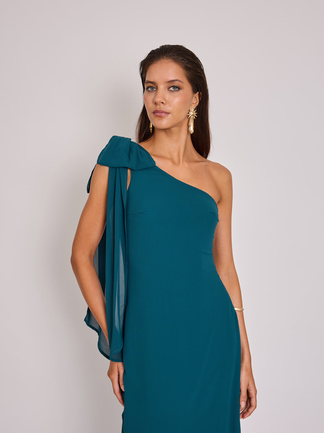 Vestido Josefina Petroleo