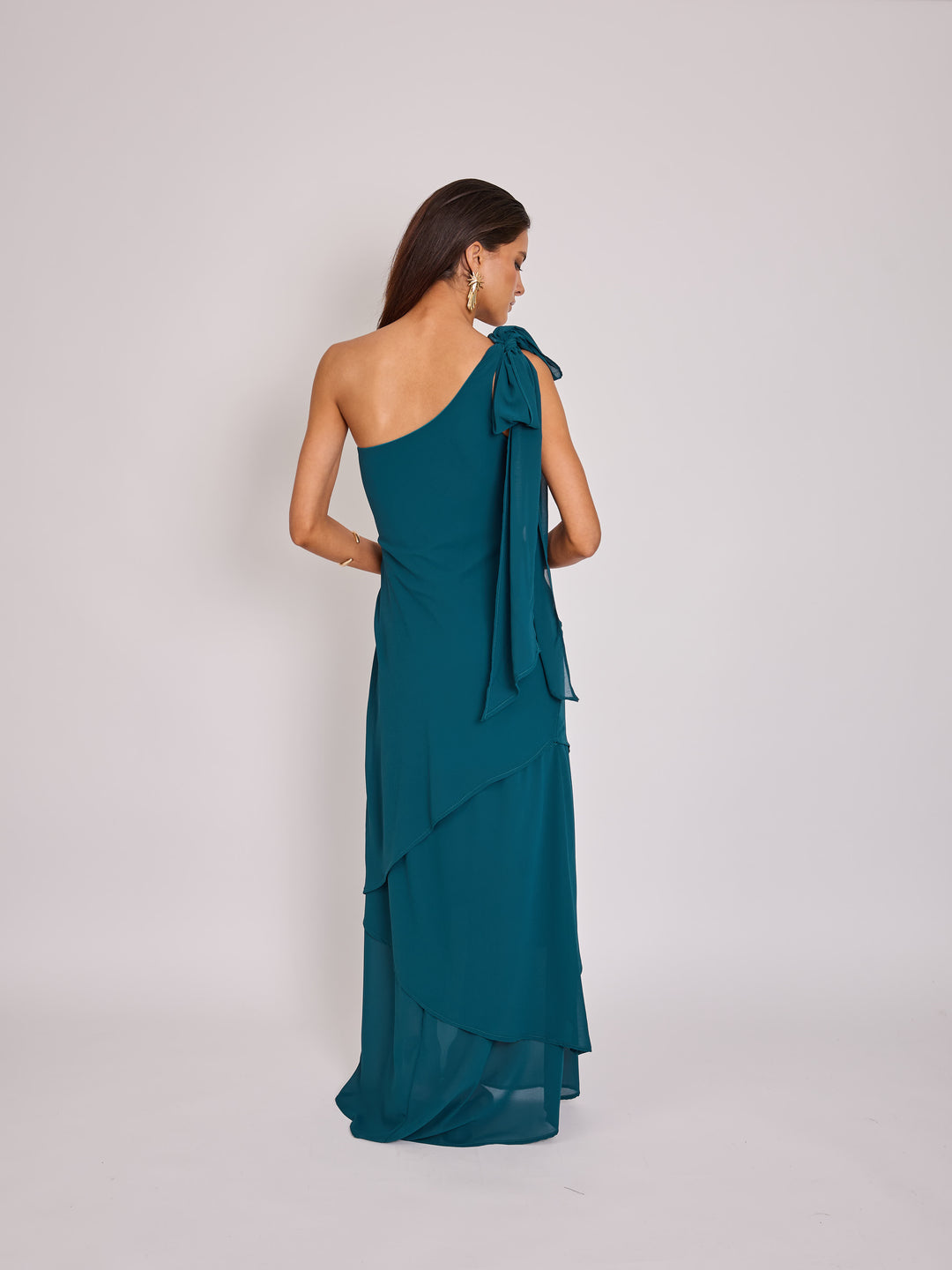 Vestido Josefina Petroleo