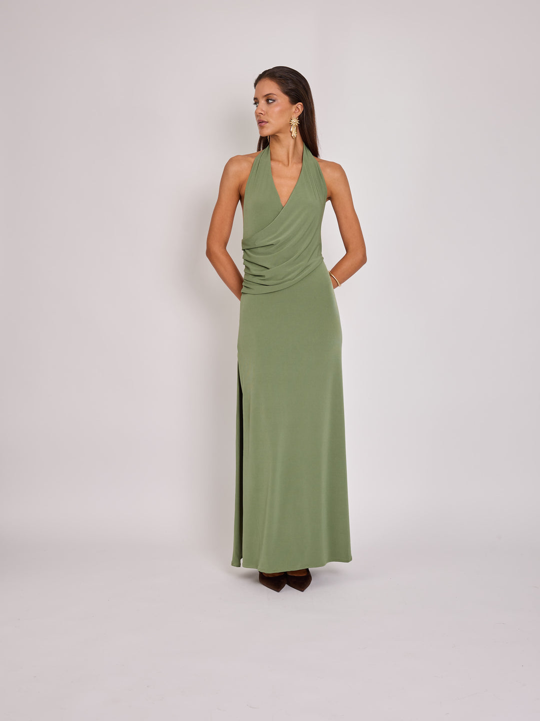Vestido Julieta Verde Oliva