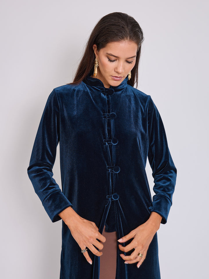 Tapado Velvet Azul