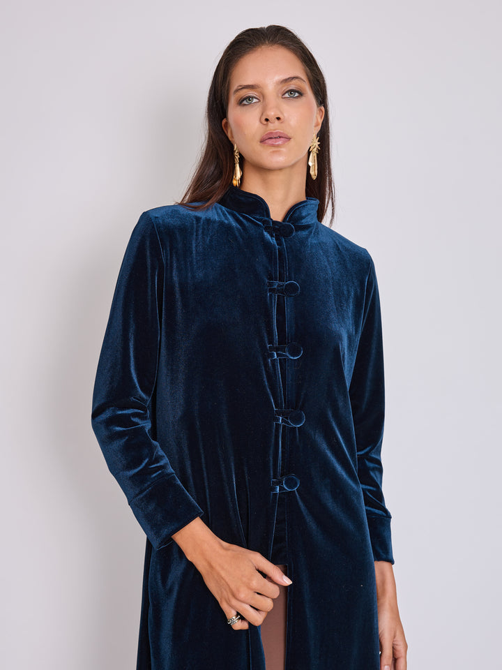 Tapado Velvet Azul