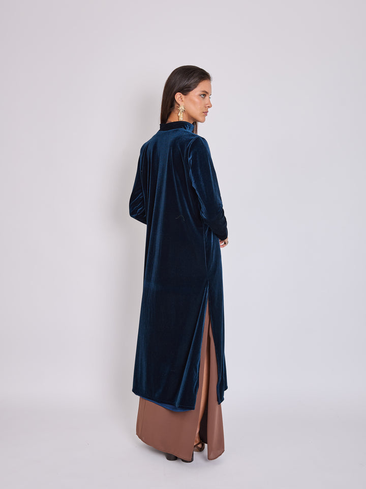 Tapado Velvet Azul