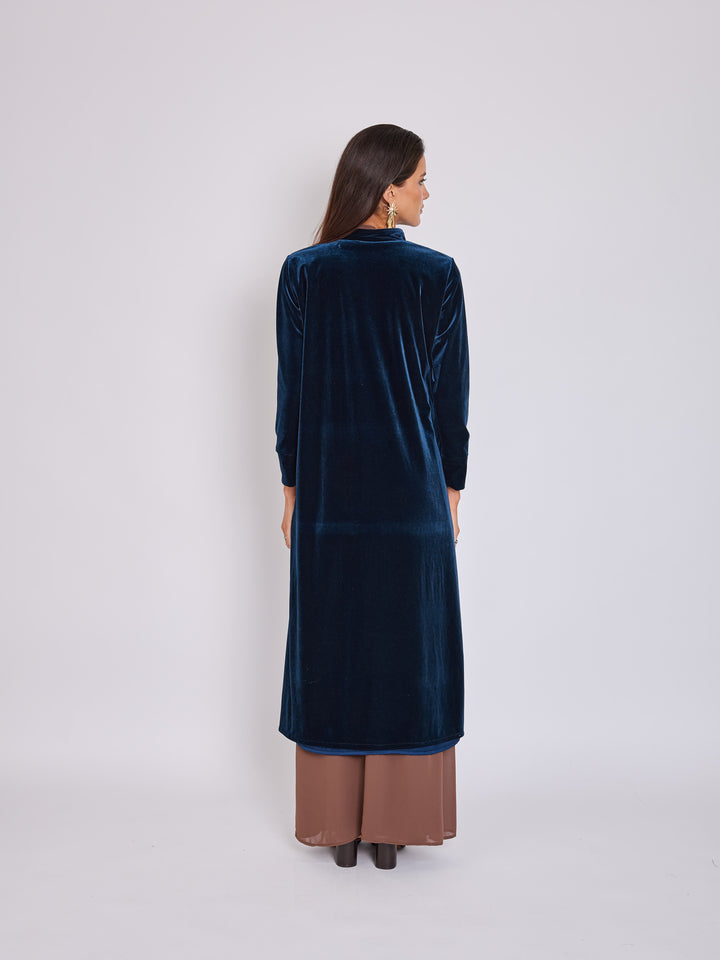 Tapado Velvet Azul