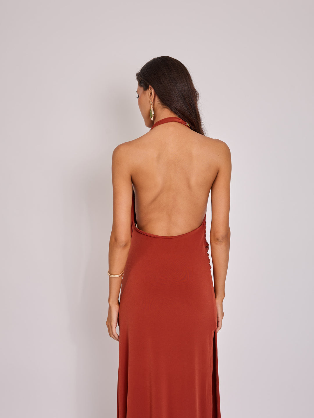 Vestido Julieta Terracota