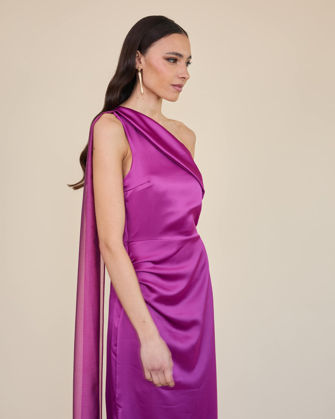 Vestido Mairena Magenta