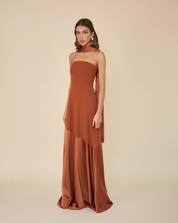Vestido Ágata Terracota