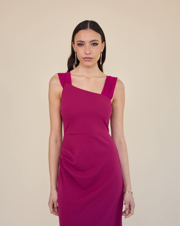 Vestido Nicoletta Magenta