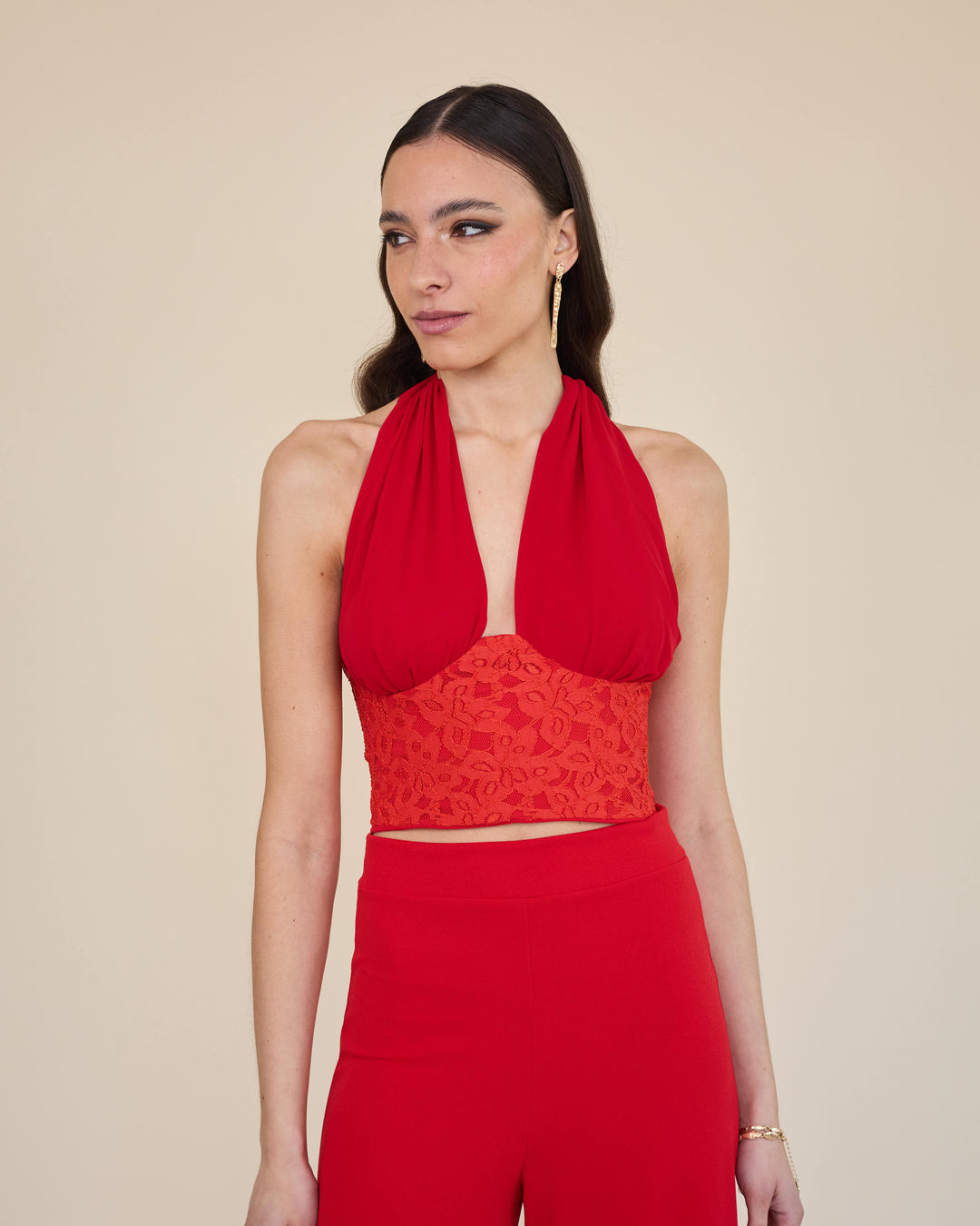Top Amalia Rojo