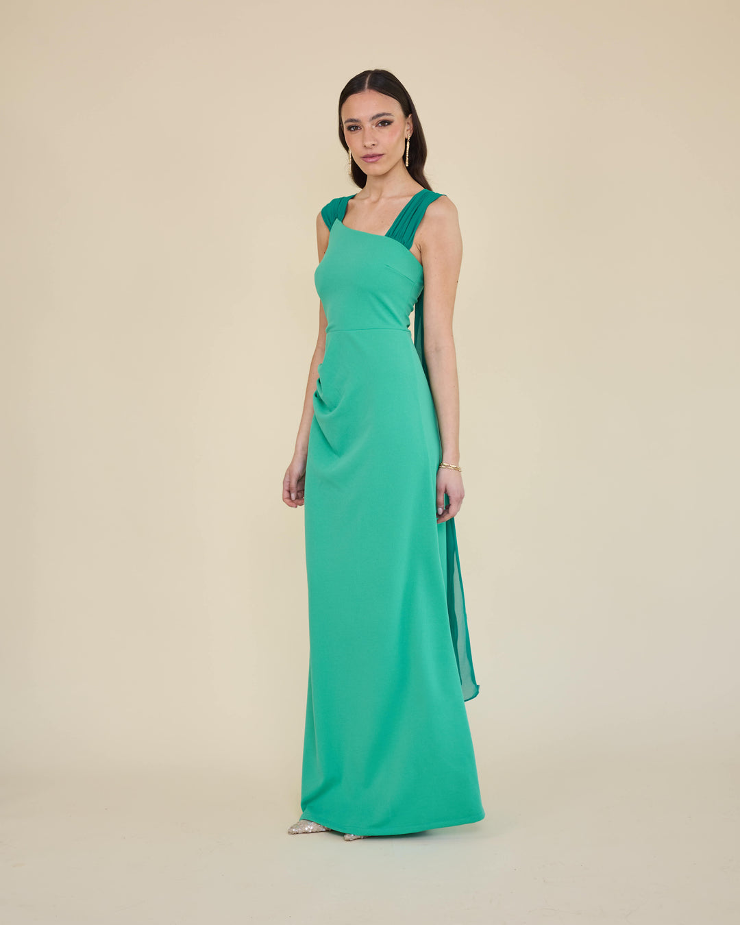 Vestido Nicoletta Turquesa