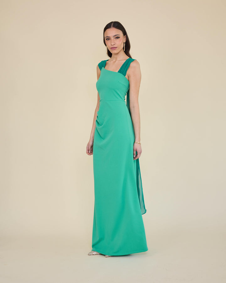 Vestido Nicoletta Turquesa