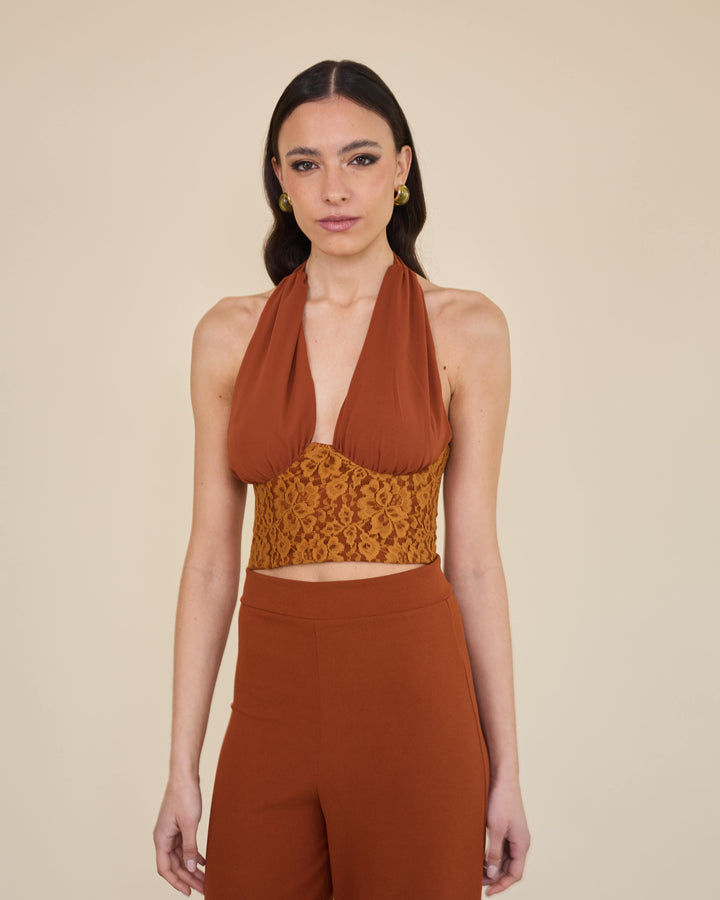 Top Amalia Terracota
