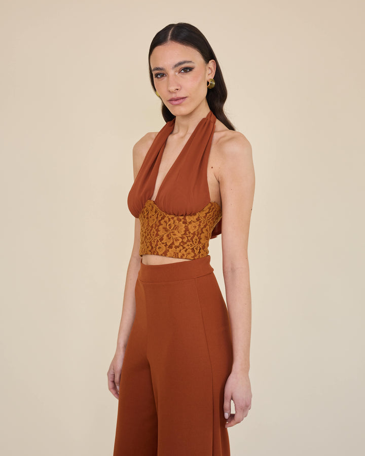 Top Amalia Terracota