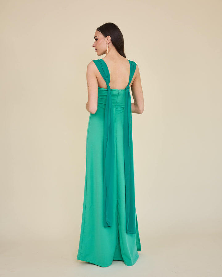 Vestido Nicoletta Turquesa