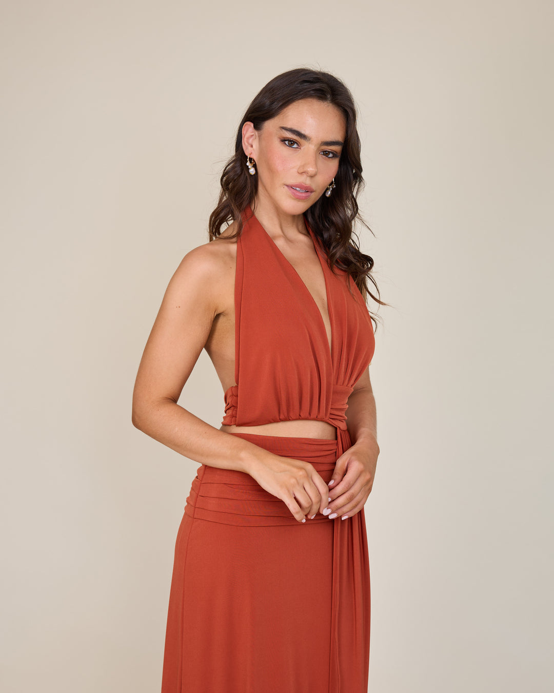 Top Olivia Terracota