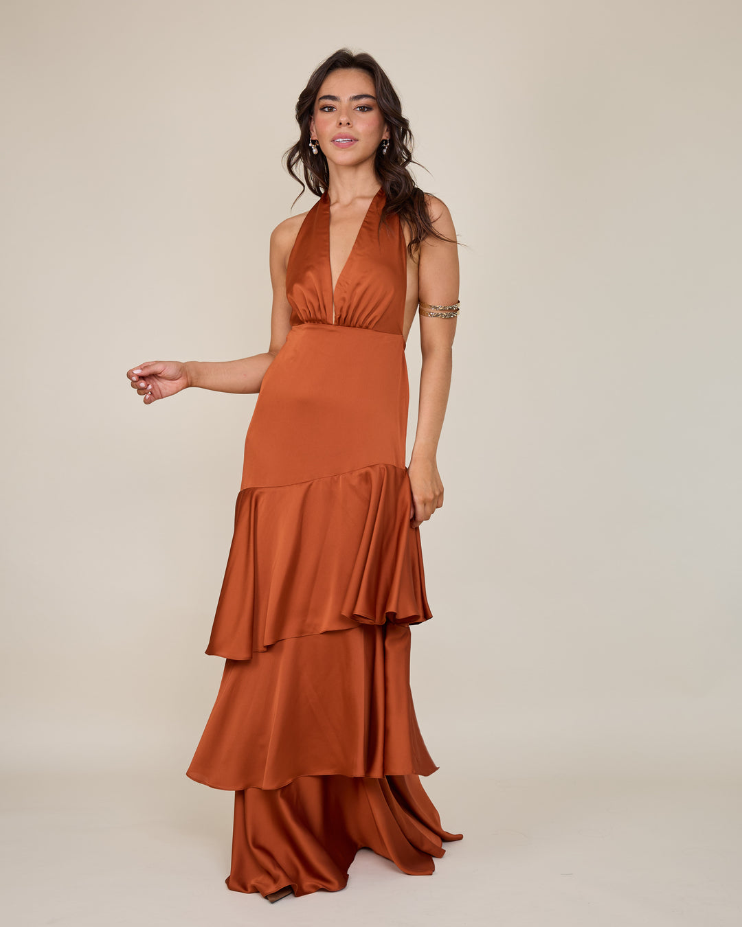 Vestido Lara Terracota