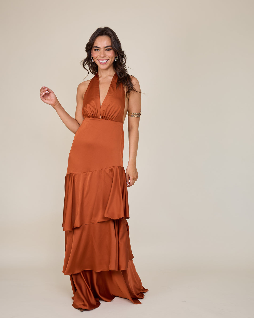 Vestido Lara Terracota